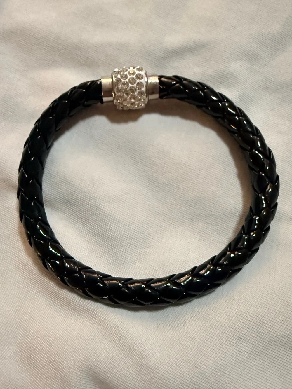 Fashion Mixed Lot 8 Bracelets Chain Beaded Charm Silver/Black